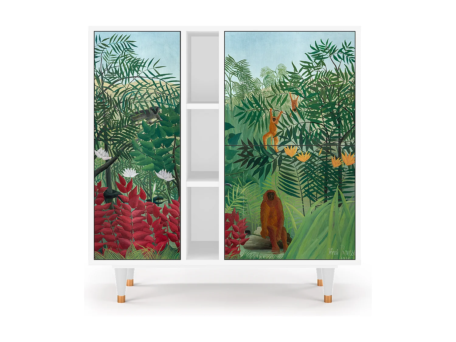 Buffet - 94х96х41 cm - BS5 - Jungles in Paris, Blanc