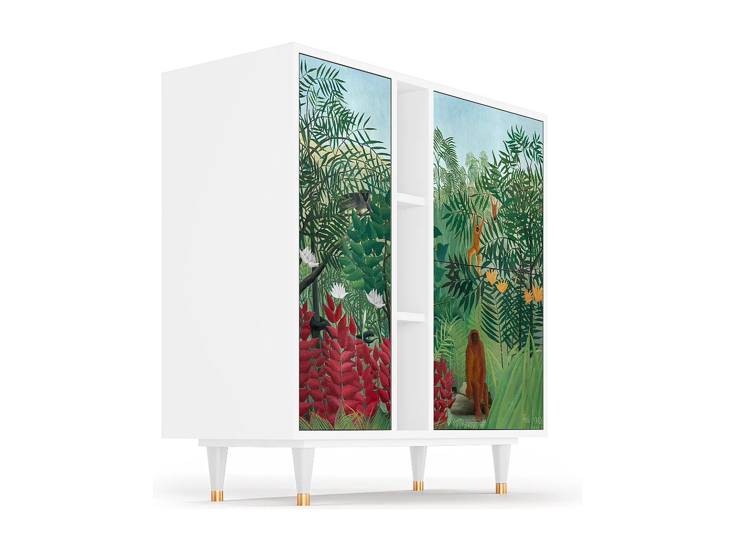 Buffet - 94х96х41 cm - BS5 - Jungles in Paris, Blanc