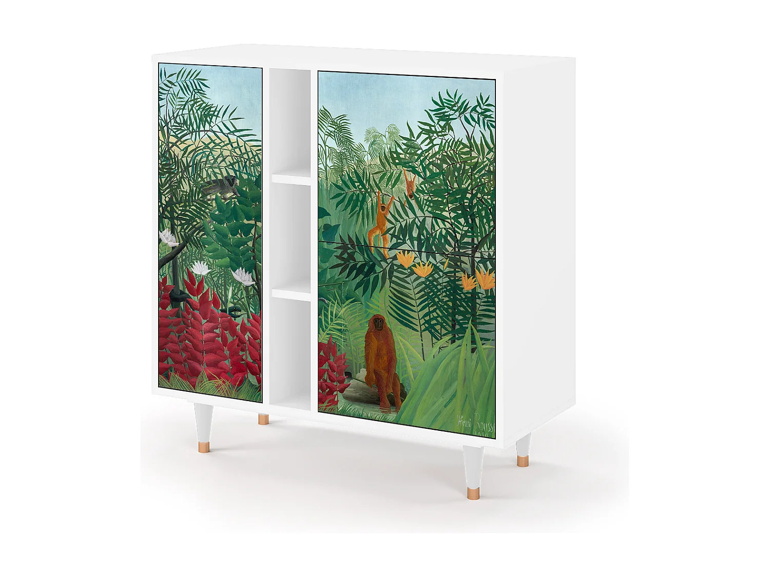 Buffet - 94х96х41 cm - BS5 - Jungles in Paris, Blanc