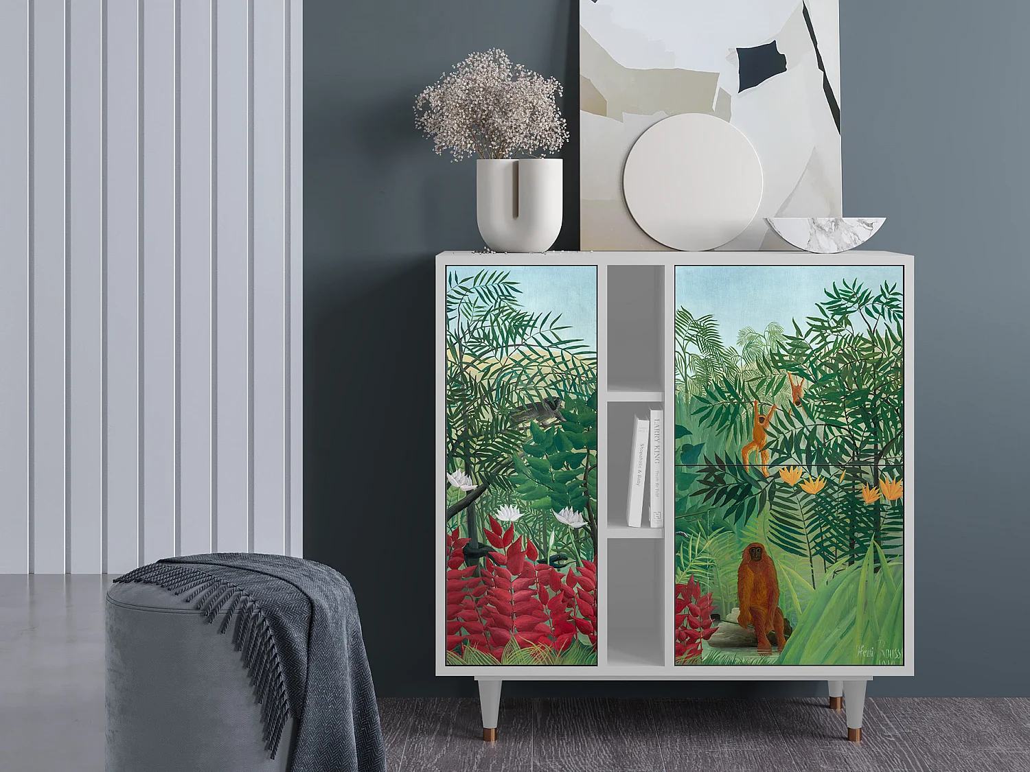 Buffet - 94х96х41 cm - BS5 - Jungles in Paris, Blanc