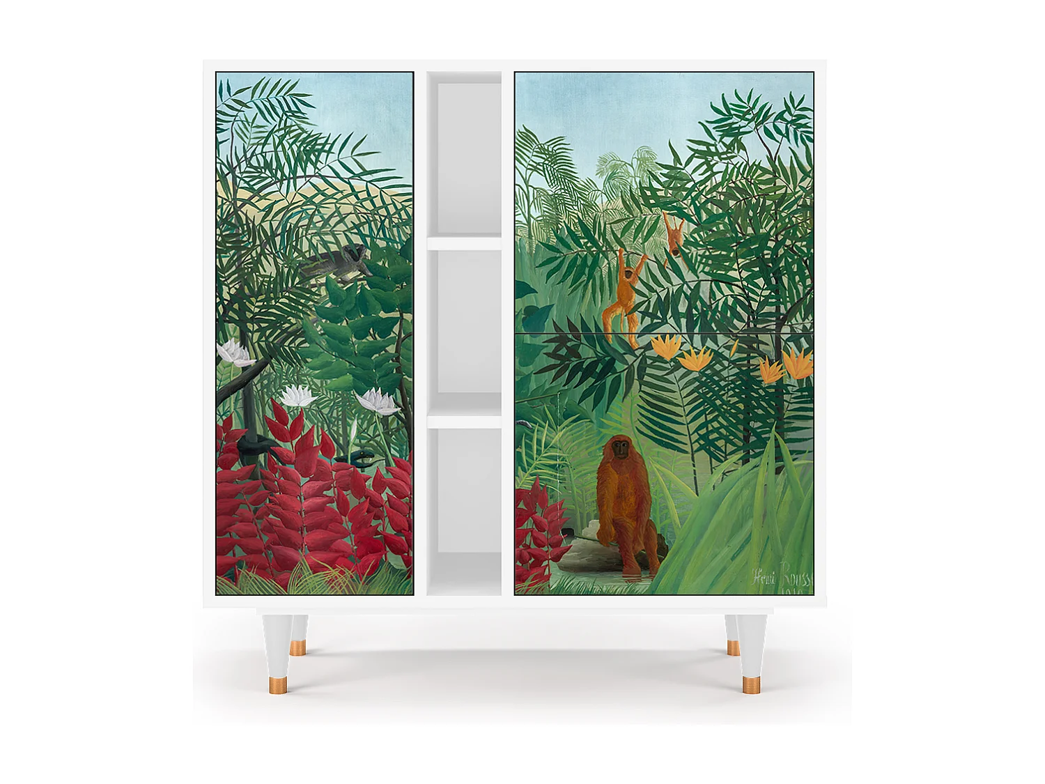 Buffet - 94х96х41 cm - BS5 - Jungles in Paris, Blanc