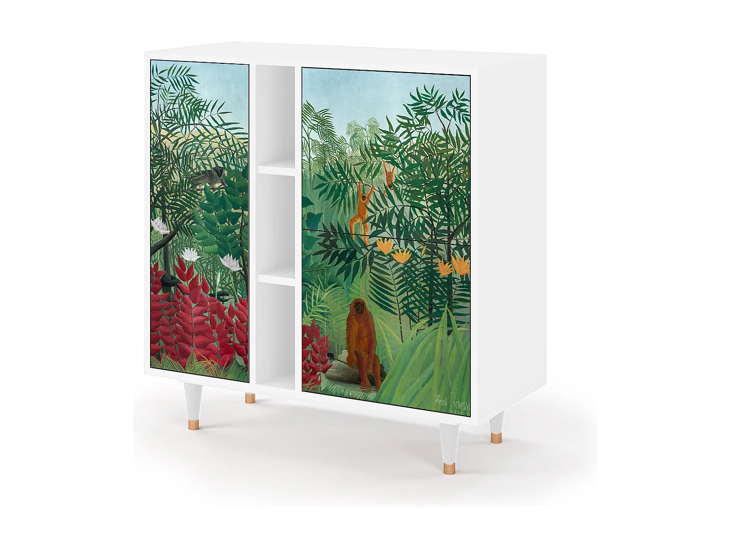 Buffet - 94х96х41 cm - BS5 - Jungles in Paris, Blanc