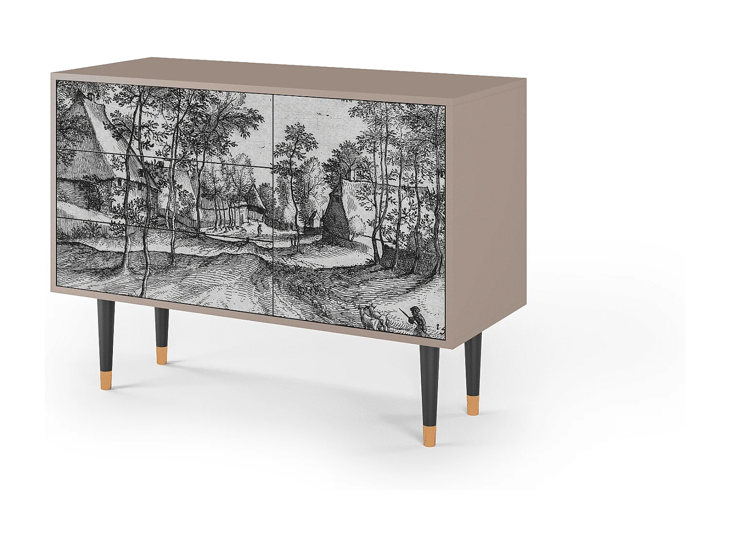 Buffet - 115х84х41 cm - S3 - Village Road, Latte