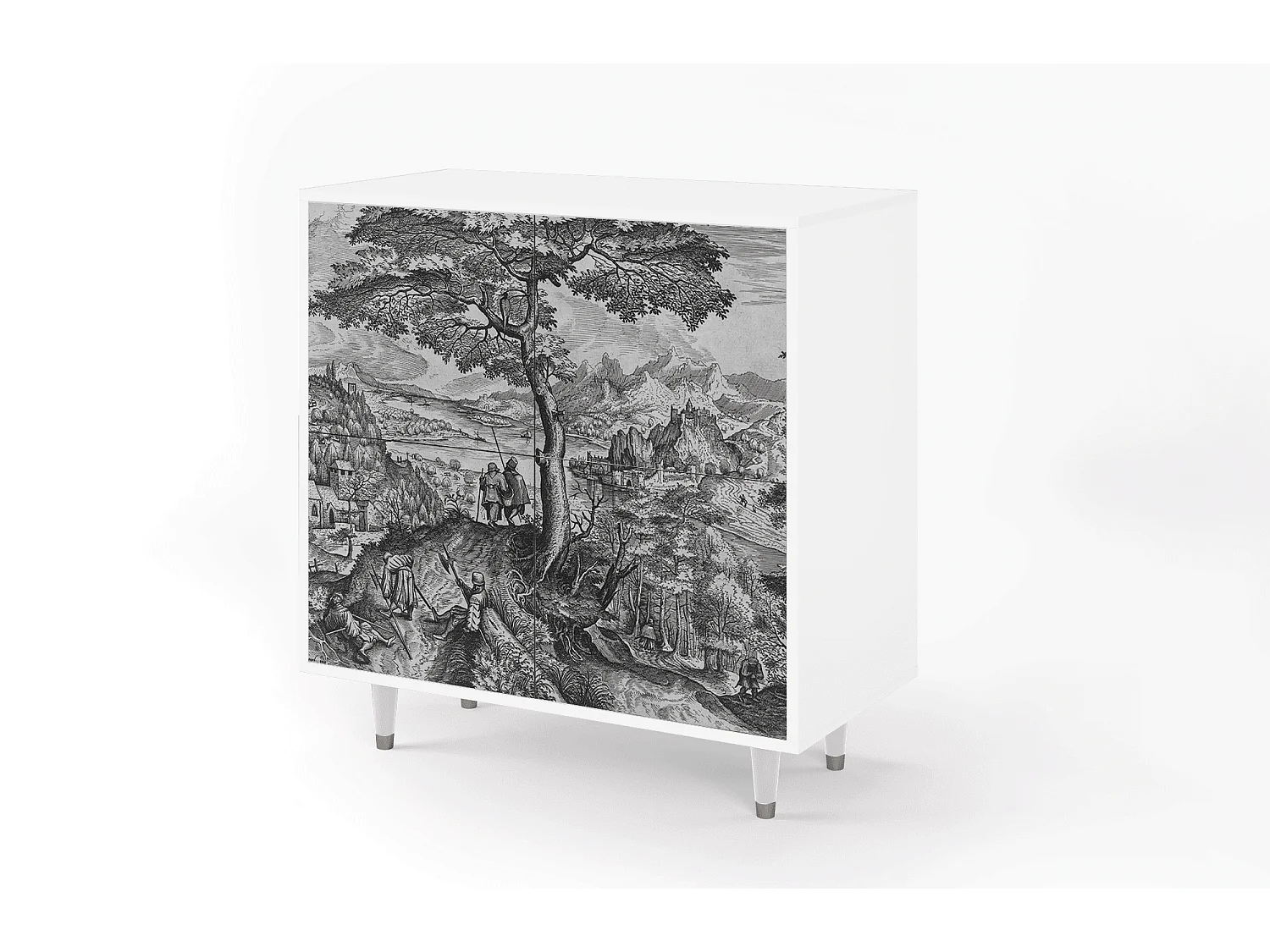 Buffet - 94x96x48 cm - BS3 - Milites Requiescentes, Blanc