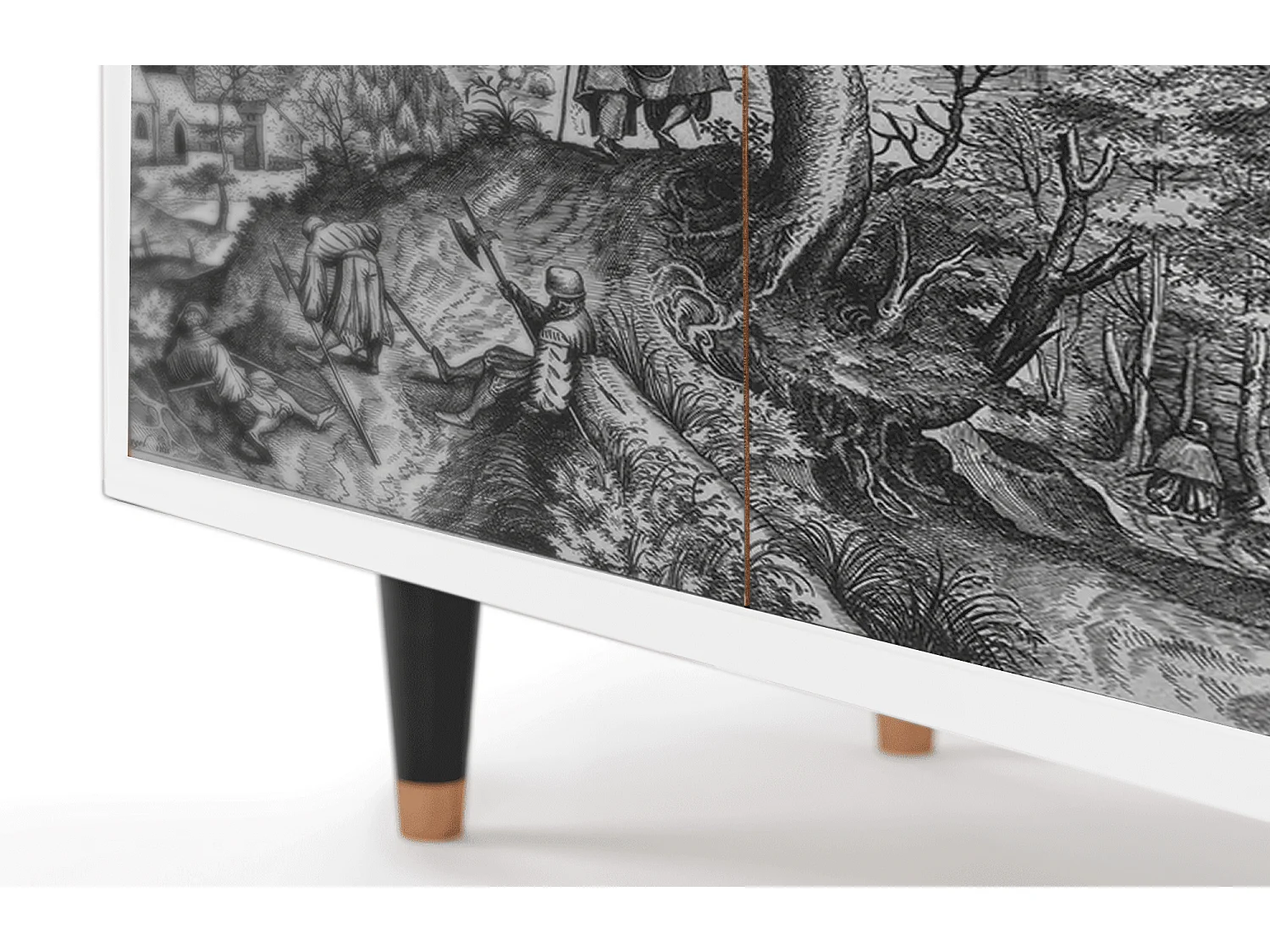 Buffet - 94x96x48 cm - BS3 - Milites Requiescentes, Blanc