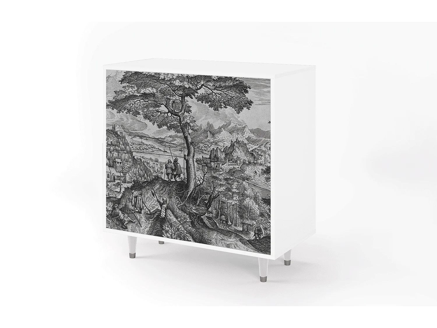 Buffet - 94x96x48 cm - BS3 - Milites Requiescentes, Blanc