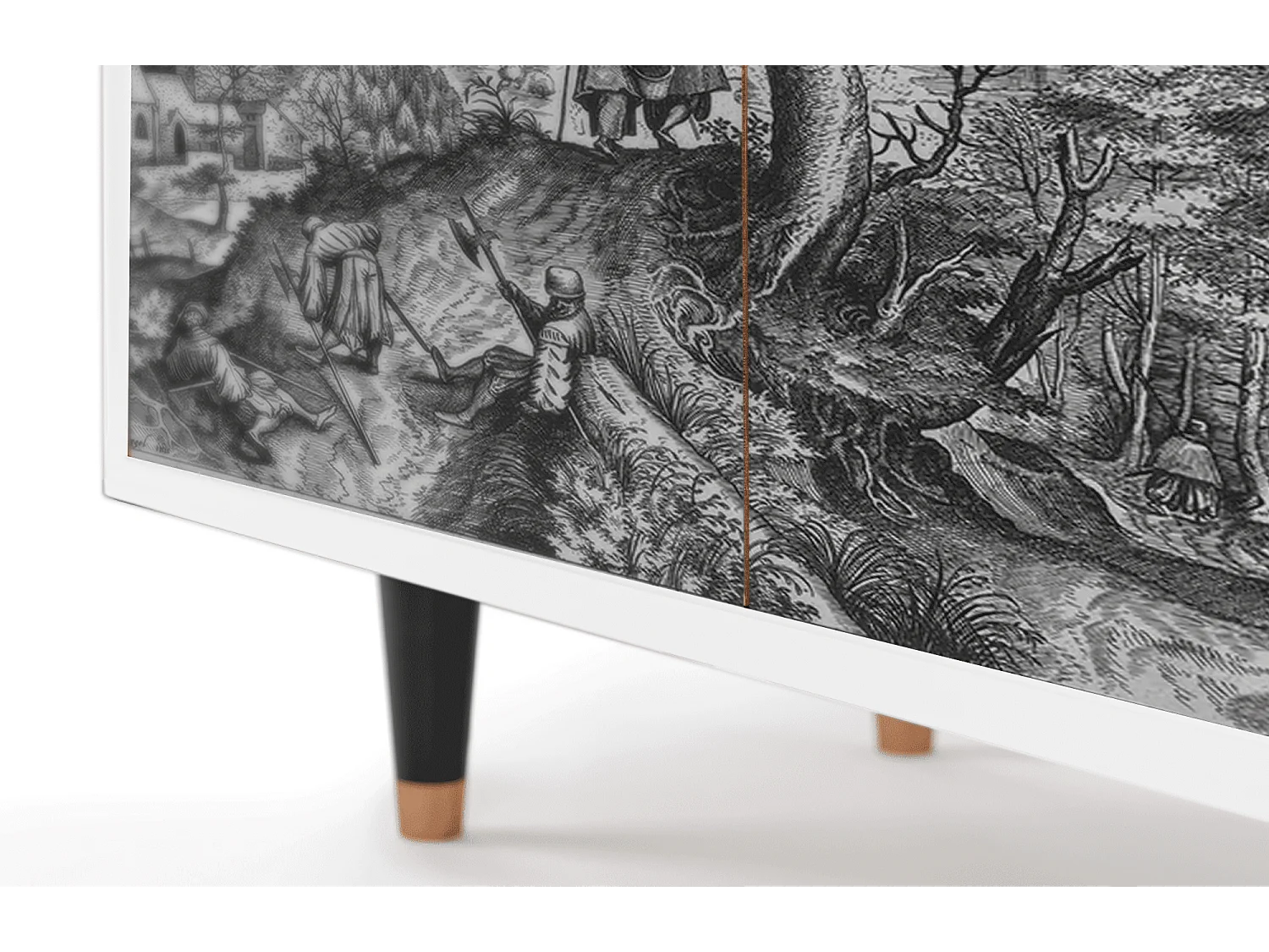 Buffet - 94x96x48 cm - BS3 - Milites Requiescentes, Blanc