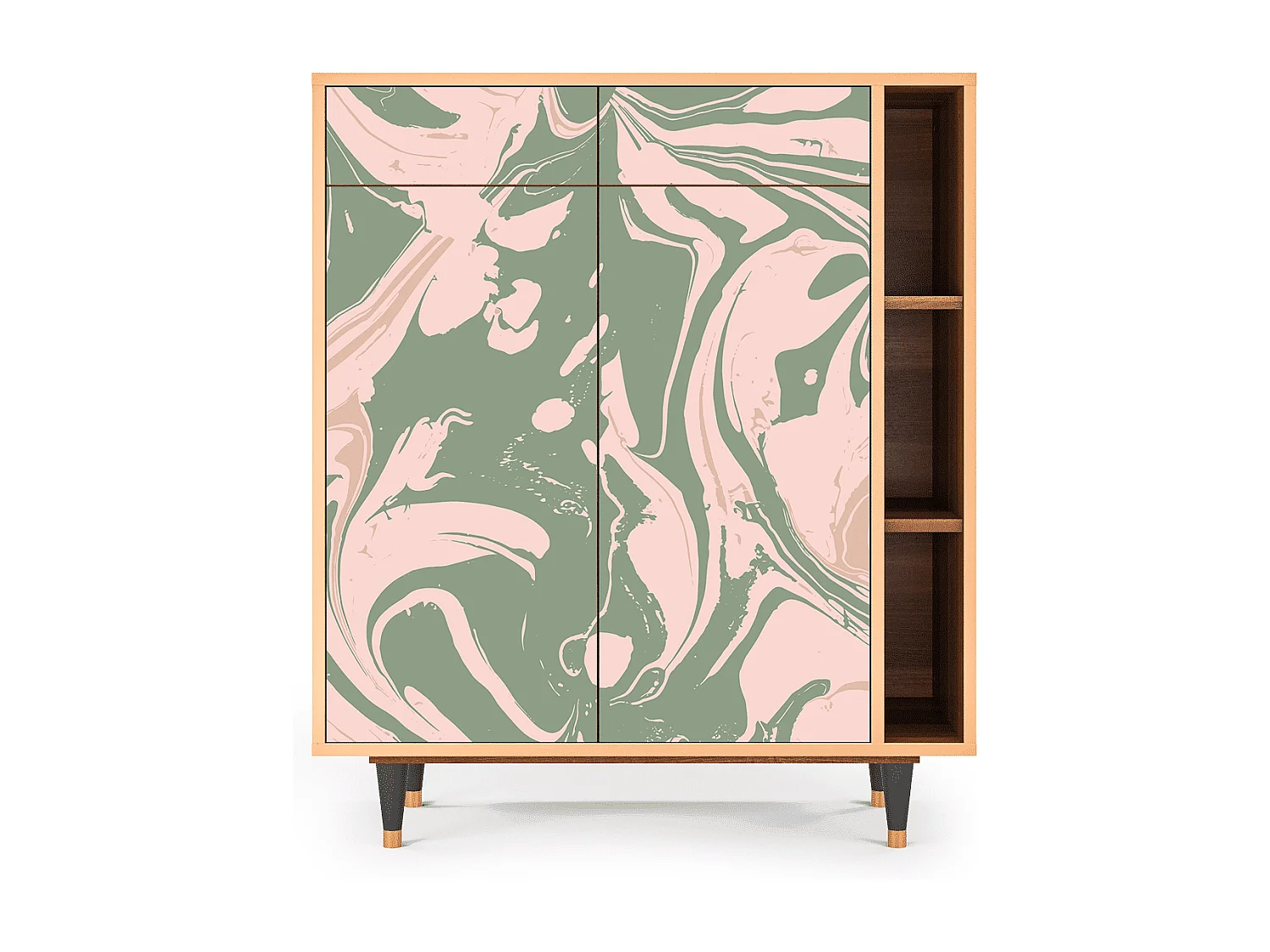 Credenza - 96х110х41 cm - BS6 - Aquarelle, Noce