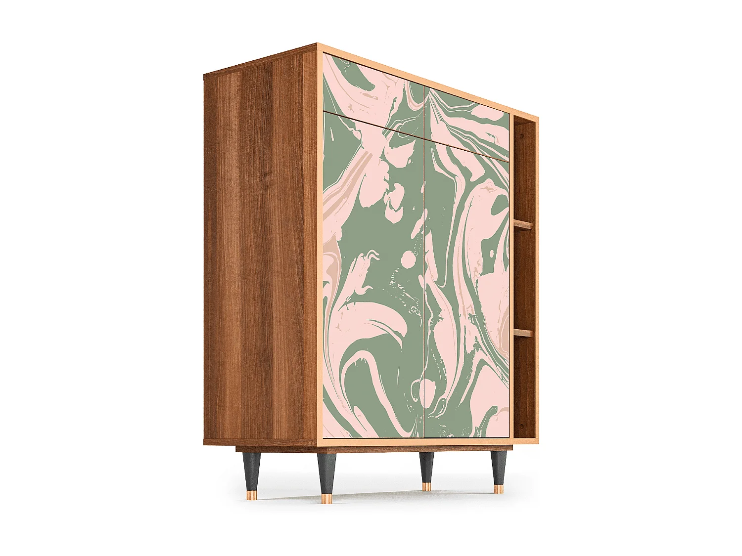 Credenza - 96х110х41 cm - BS6 - Aquarelle, Noce