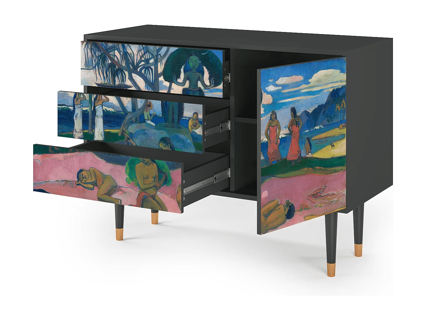 Aparador - 115х84х41 cm - S3 - Day of the God, Antracite