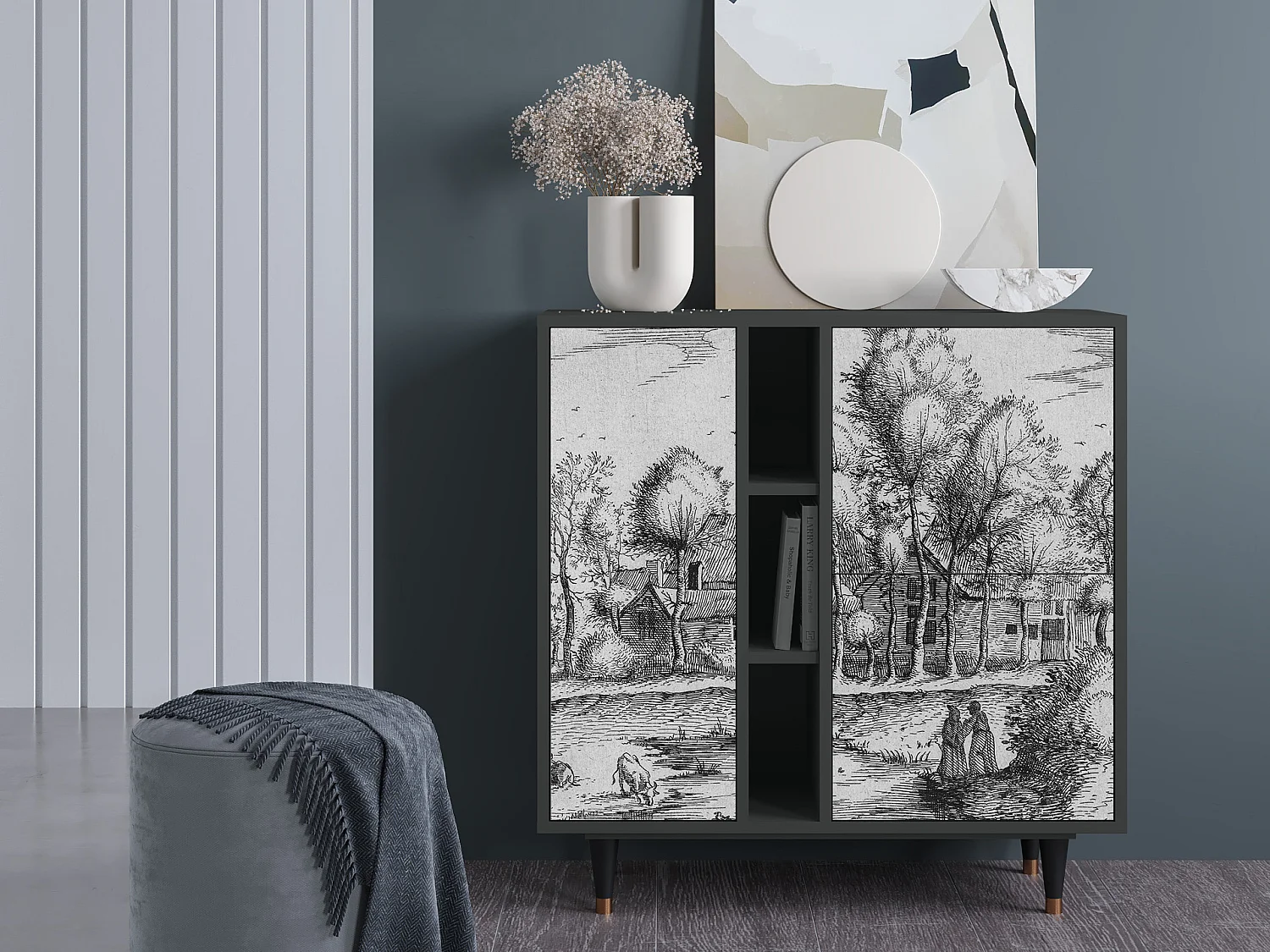 Buffet - 94х96х41 cm - BS5 - A Pond, Anthracite