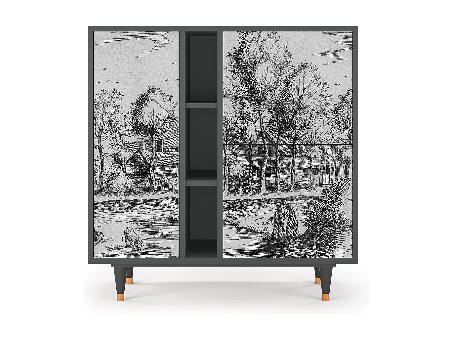 Buffet - 94х96х41 cm - BS5 - A Pond, Anthracite