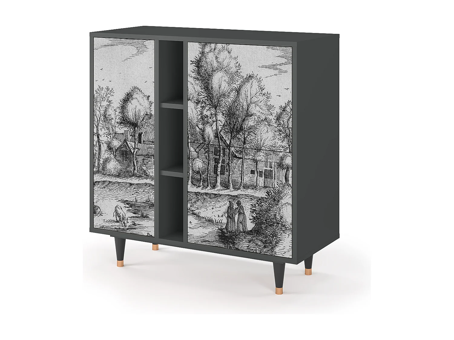 Buffet - 94х96х41 cm - BS5 - A Pond, Anthracite