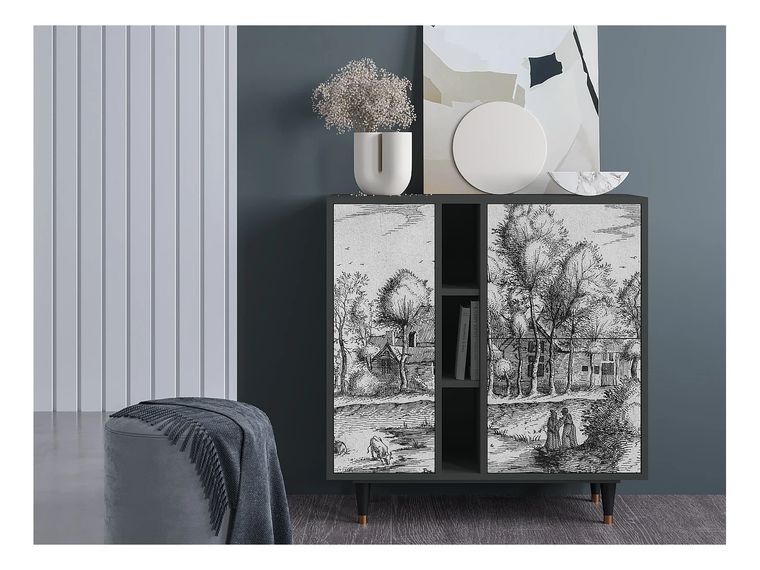 Buffet - 94х96х41 cm - BS5 - A Pond, Anthracite