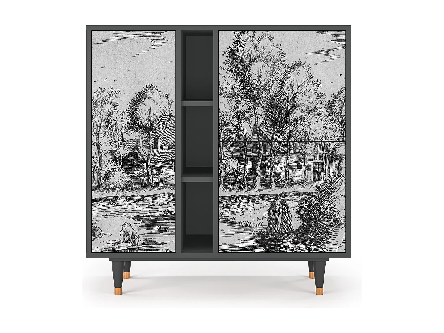 Buffet - 94х96х41 cm - BS5 - A Pond, Anthracite