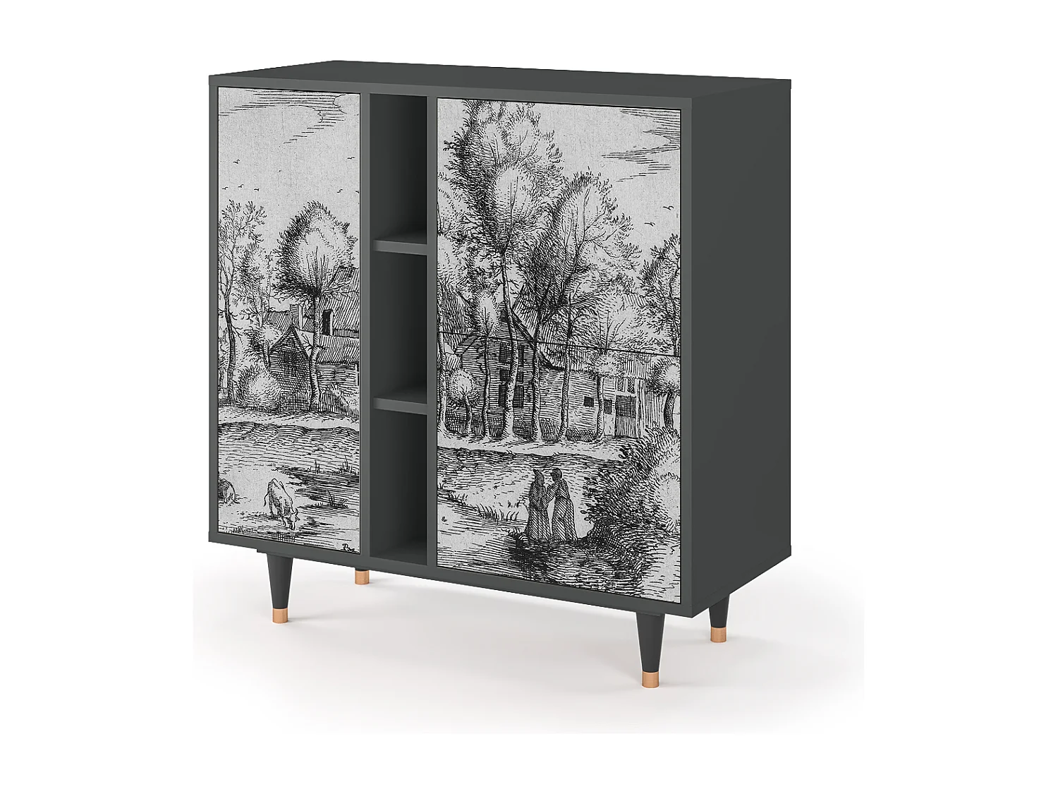 Buffet - 94х96х41 cm - BS5 - A Pond, Anthracite