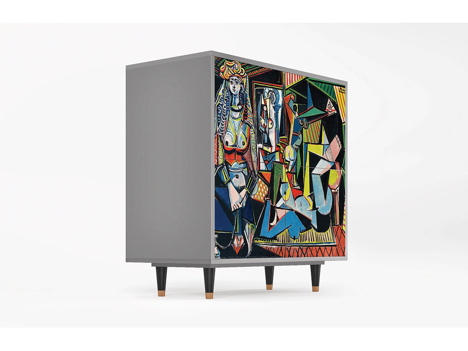 Credenza - 94x96x48 cm - BS3 - Women of Algiers, Grigio