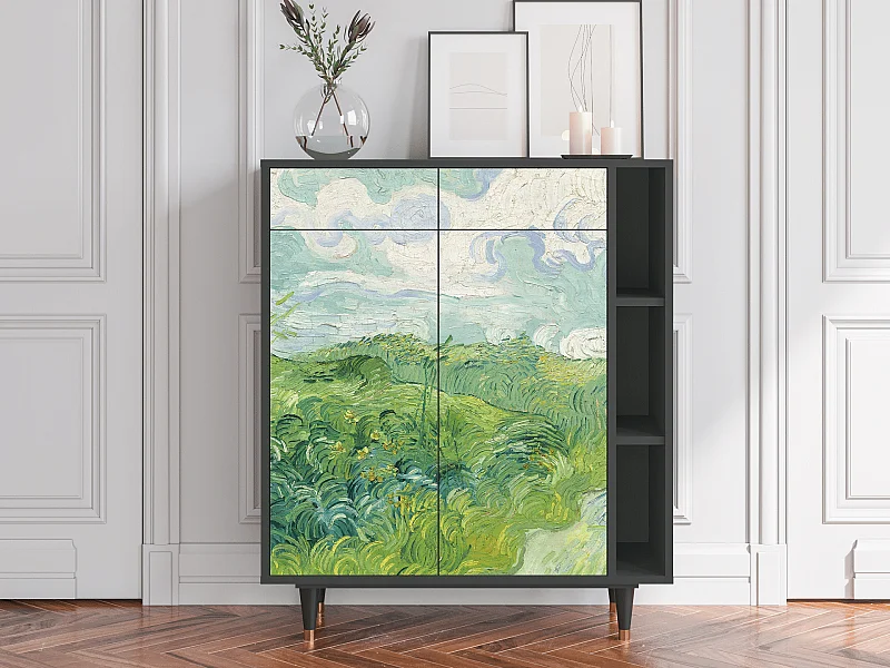 Dressoir - 96х110х41 cm - BS6 - Green Wheat Fields, Antraciet