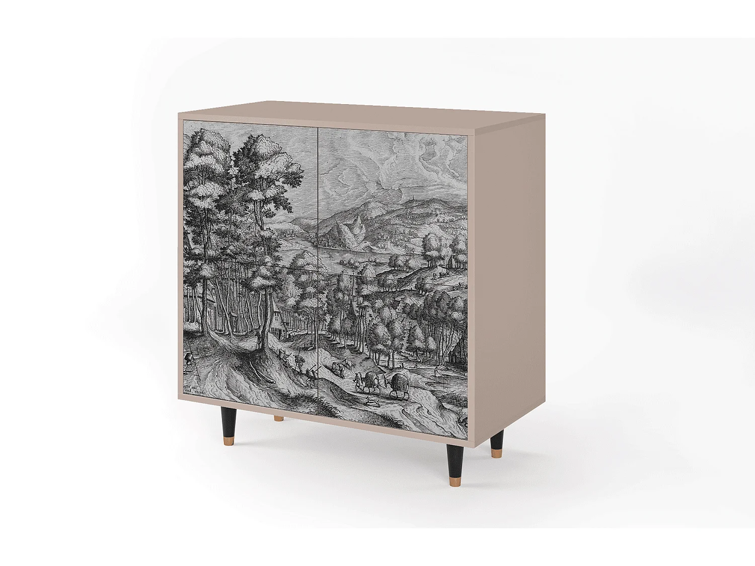 Credenza - 94x96x48 cm - BS3 - Rusticorum, Latte