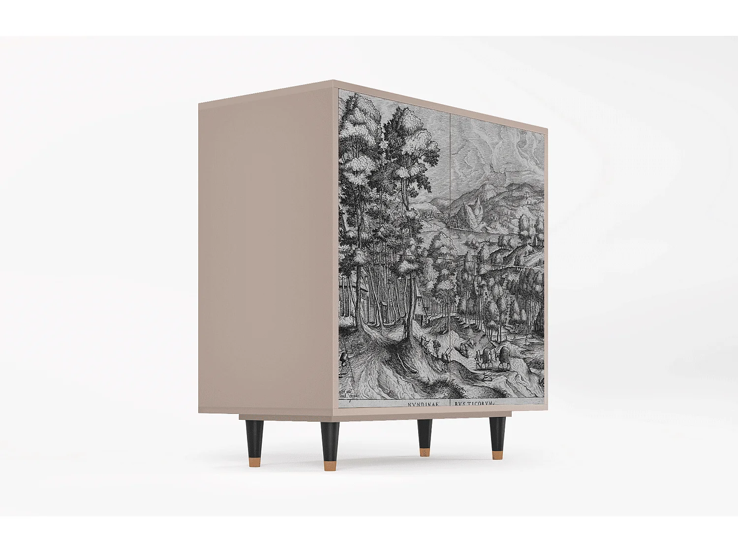 Credenza - 94x96x48 cm - BS3 - Rusticorum, Latte