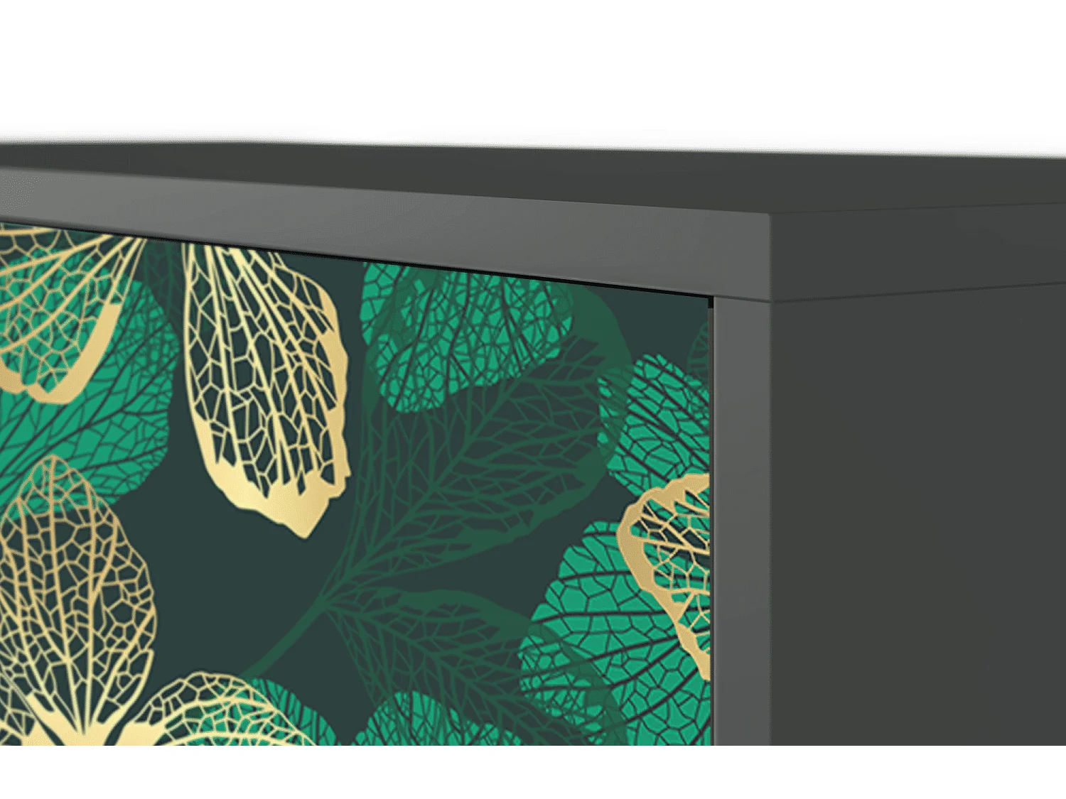 Buffet - 115х84х41 cm - S3 - Green Flower, Anthracite