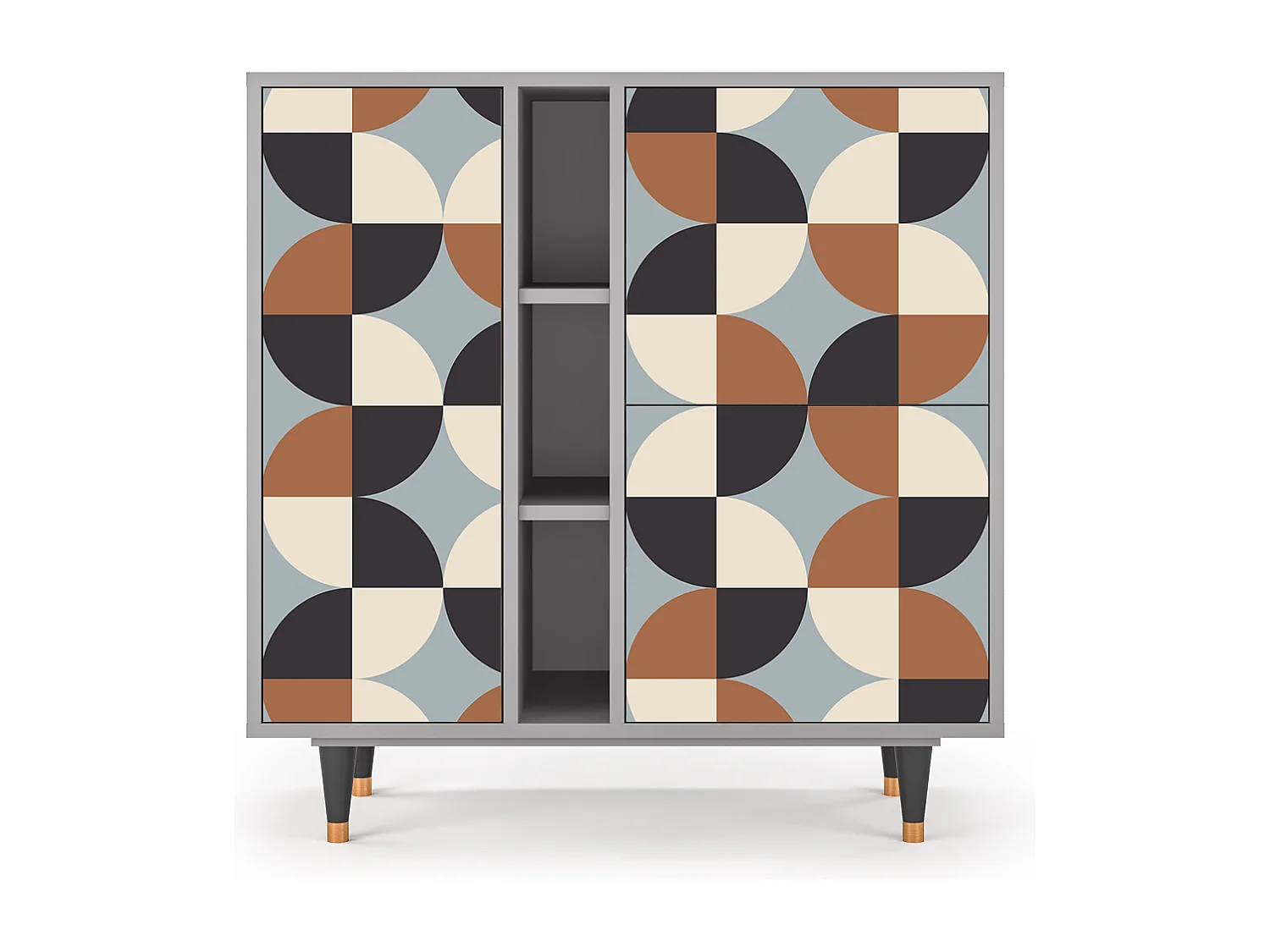 Credenza - 94х96х41 cm - BS5 - Brown Sensation, Grigio