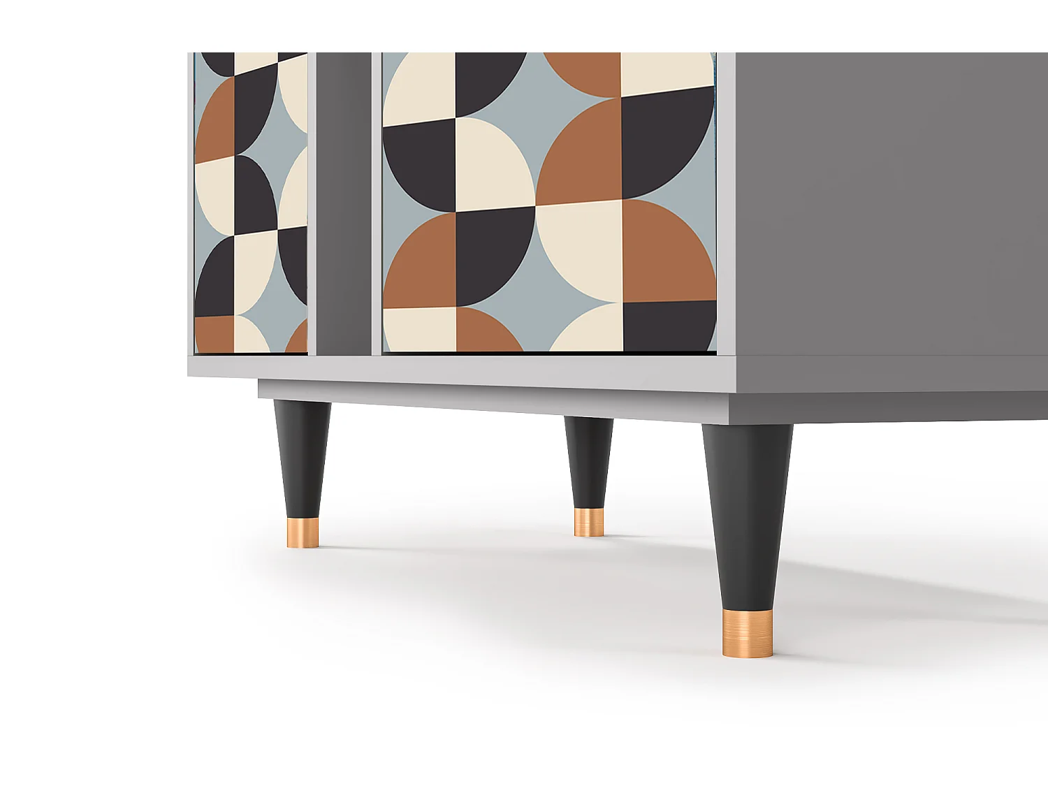 Credenza - 94х96х41 cm - BS5 - Brown Sensation, Grigio