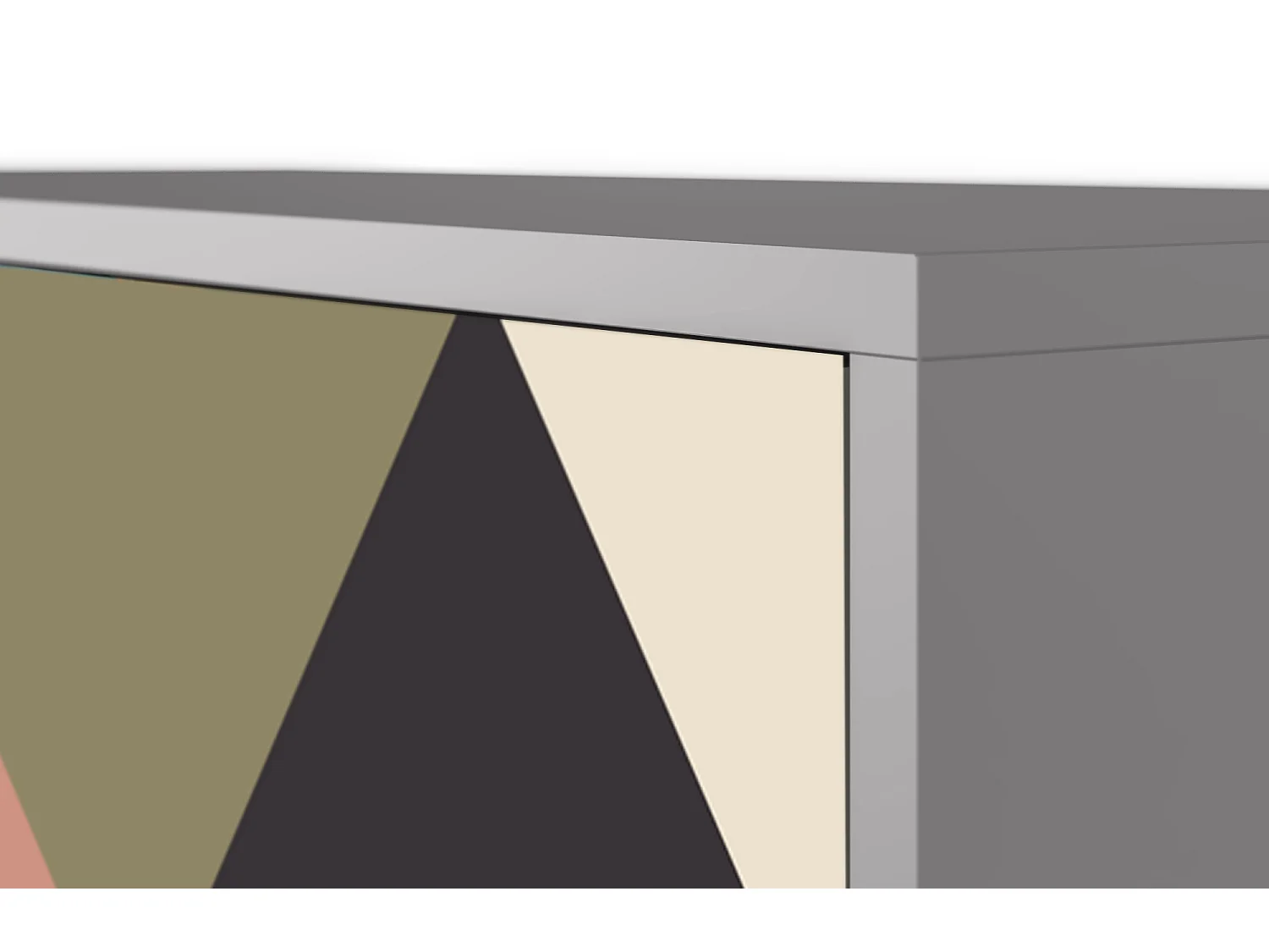 Credenza - 115х84х41 cm - S3 - Royal Triangles, Grigio