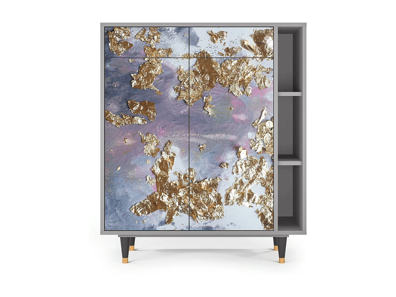 Dressoir - 96х110х41 cm - BS6 - Planet Earth, Grijs