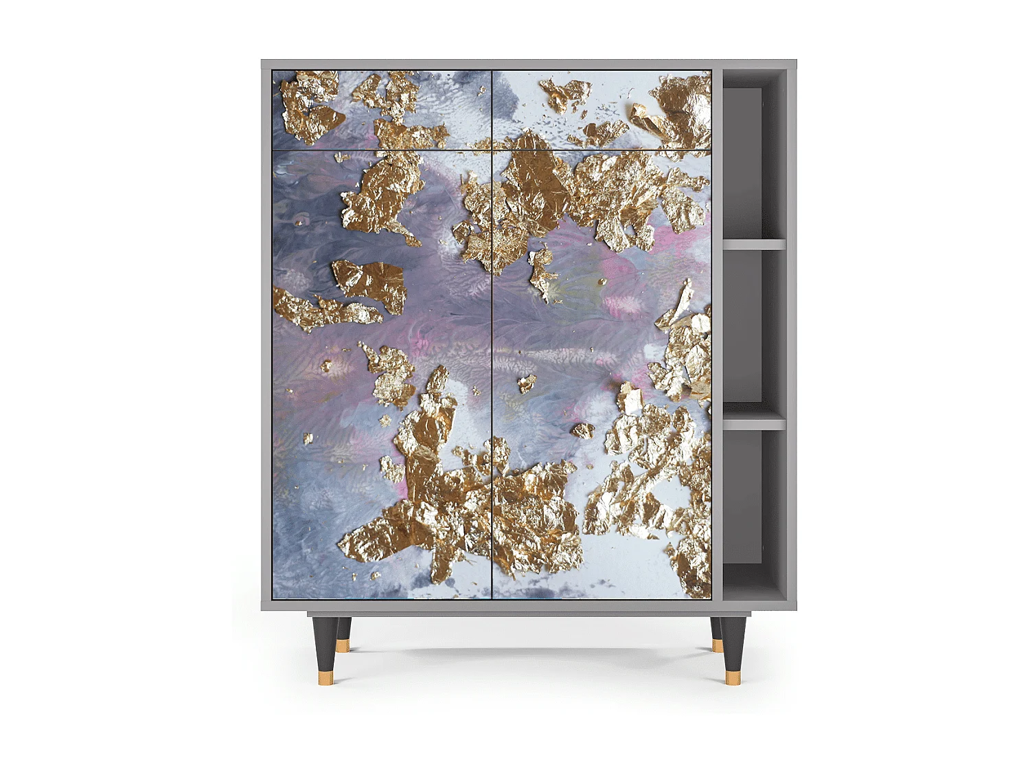 Aparador - 96х110х41 cm - BS6 - Planet Earth, Cinza