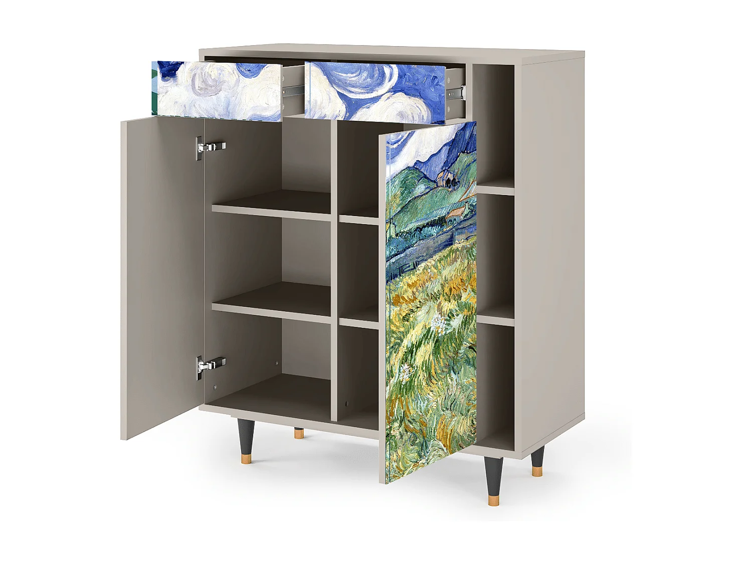 Dressoir - 96х110х41 cm - BS6 - Landscape, Zand