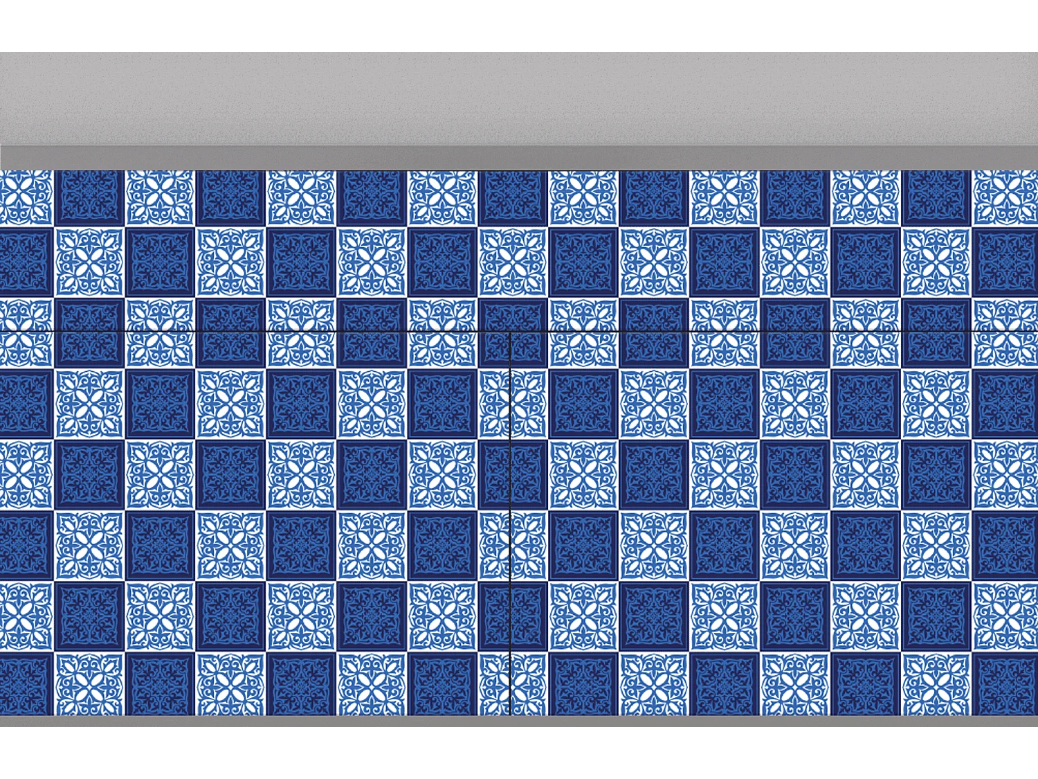 Kredens - 115x85x48 cm - BS4 - Light Path, Szary