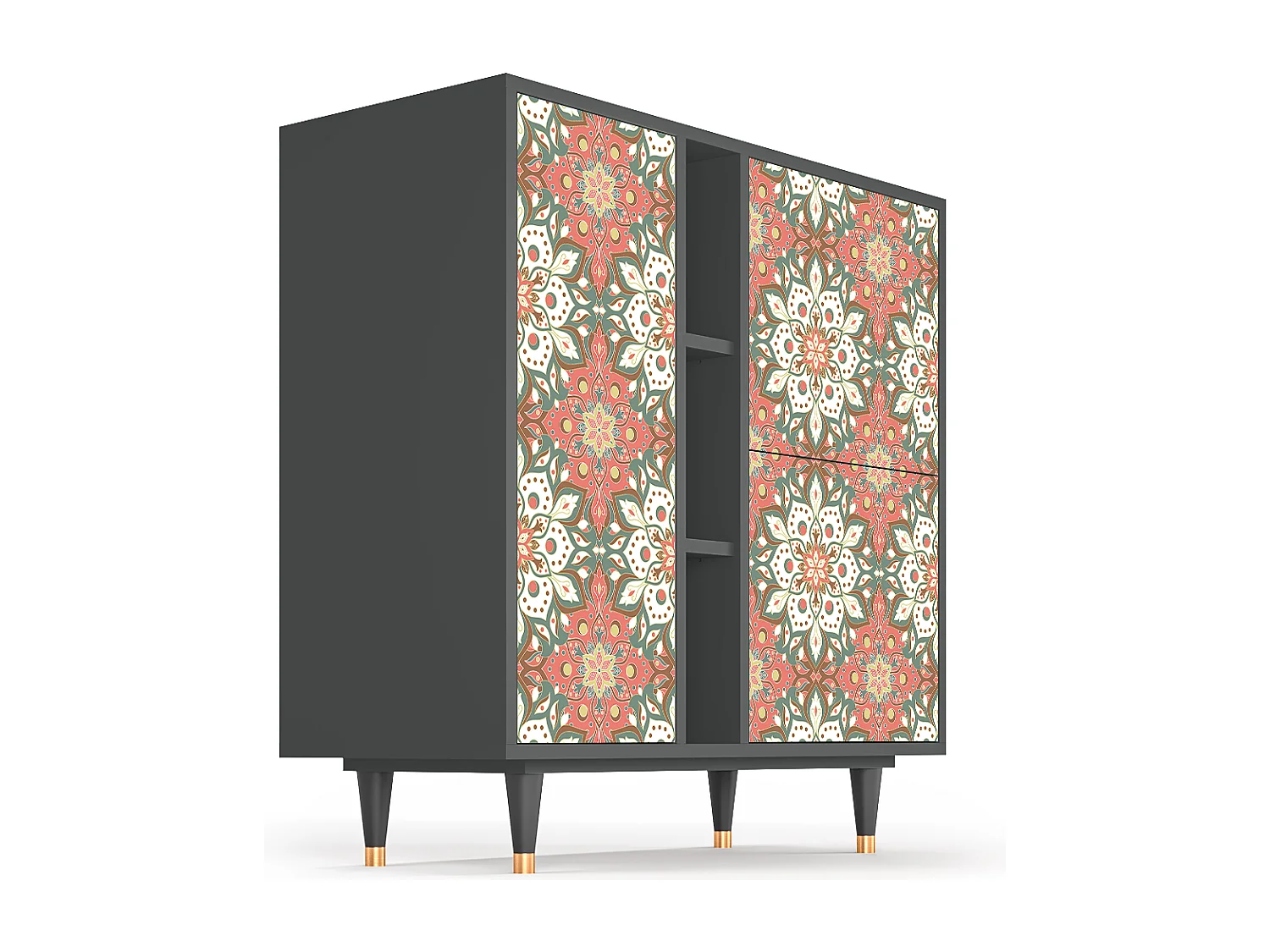 Sideboard - 94х96х41 cm - BS5 - Peach Grove, Anthrazit