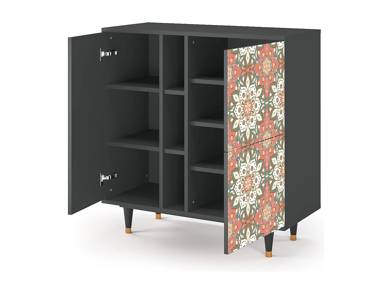 Sideboard - 94х96х41 cm - BS5 - Peach Grove, Anthrazit