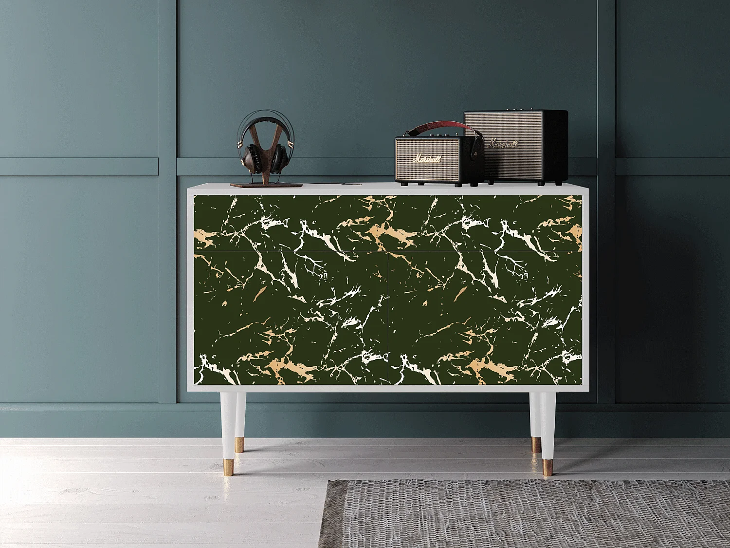 Aparador - 115x85x48 cm - BS4 - Amazon Forest, Branco