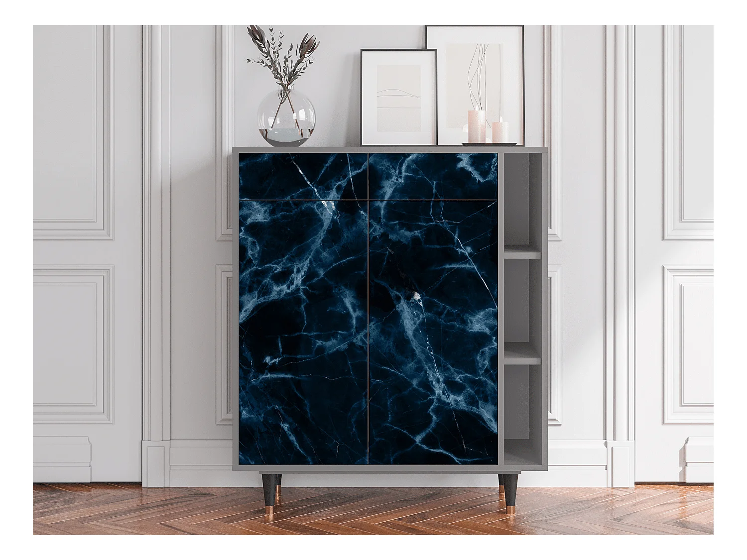 Buffet - 96х110х41 cm - BS6 - Deep Ocean, Gris