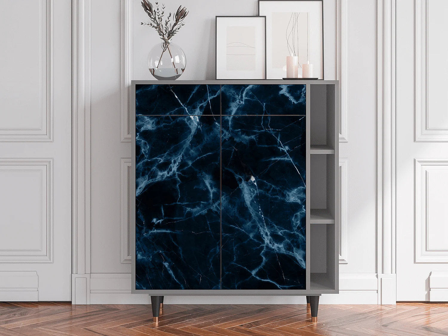 Buffet - 96х110х41 cm - BS6 - Deep Ocean, Gris
