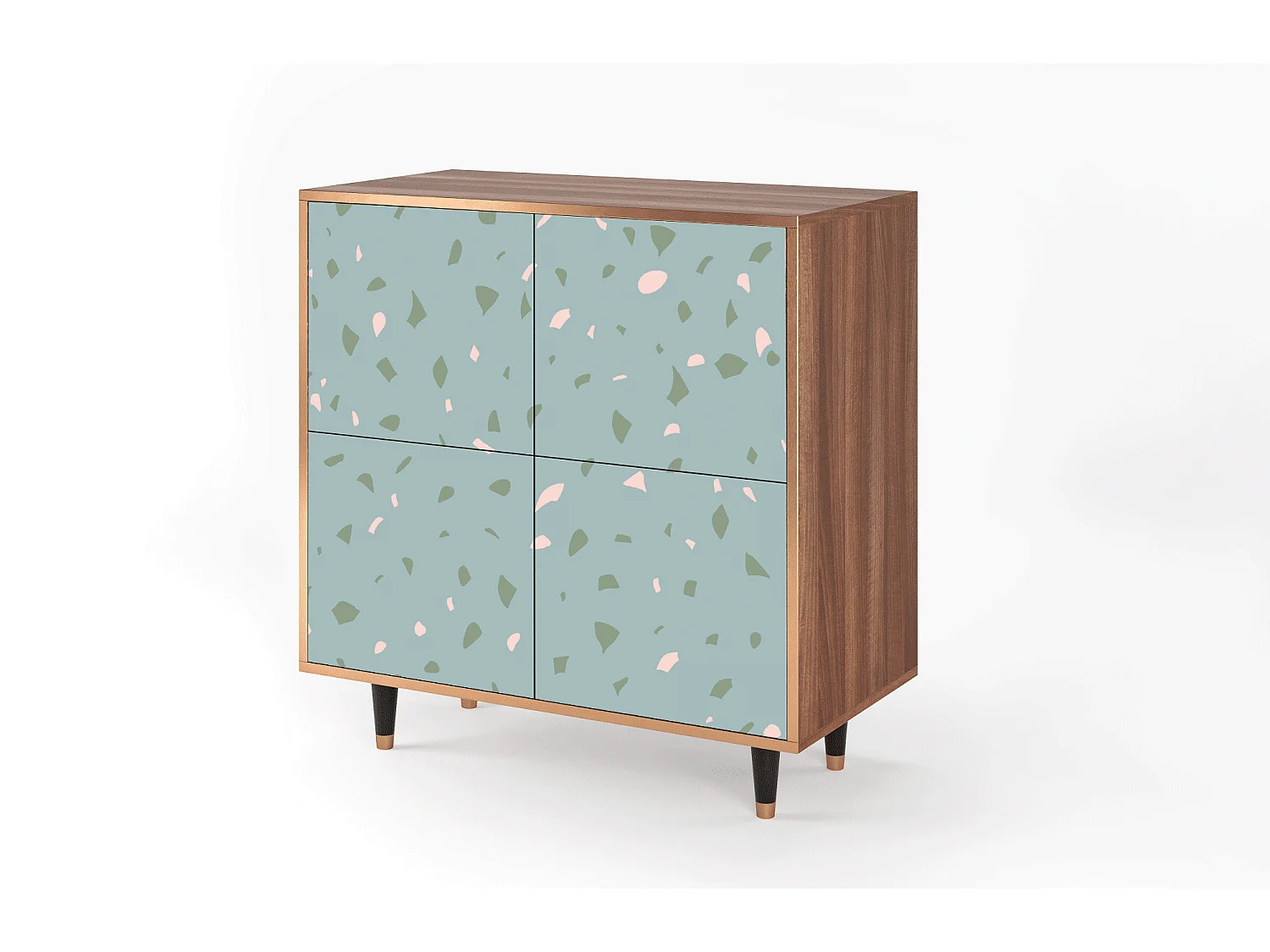 Aparador - 94x96x48 cm - BS3 - Blue Drops, Nogueira