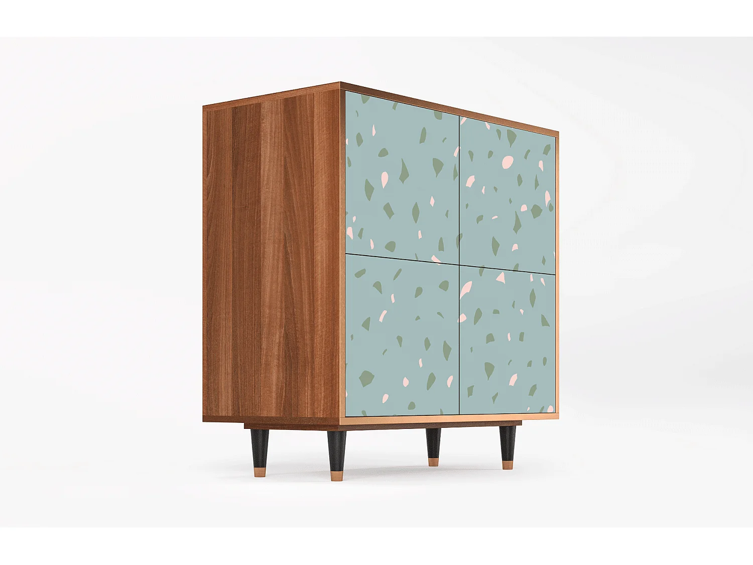 Aparador - 94x96x48 cm - BS3 - Blue Drops, Nogueira