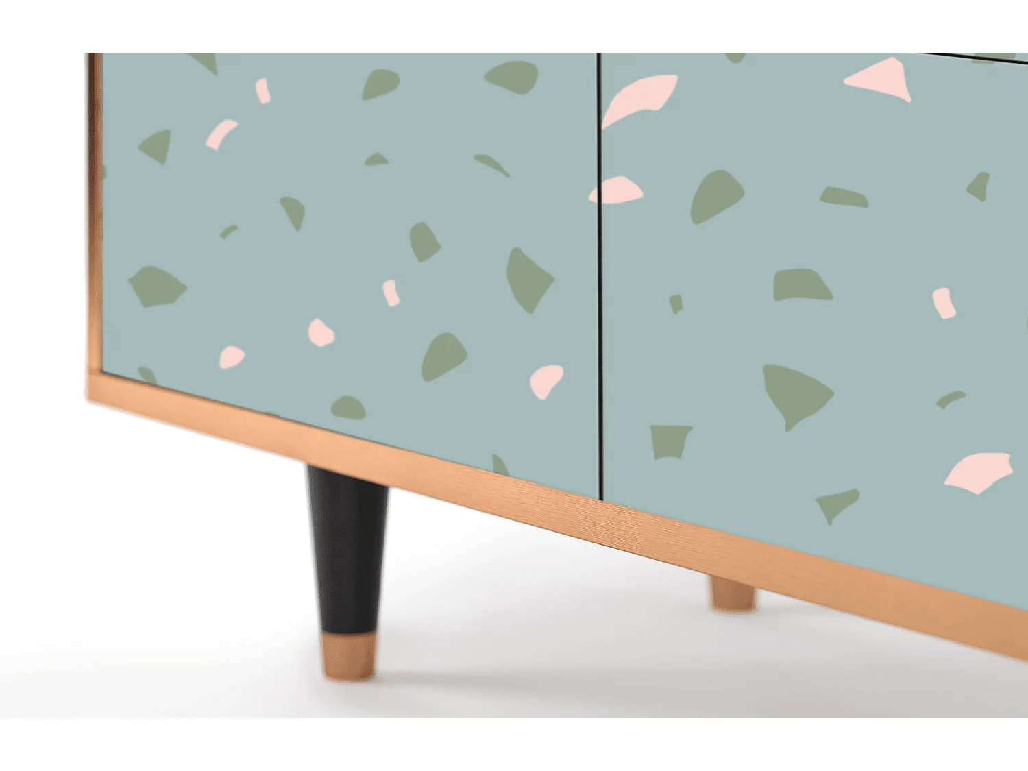 Buffet - 94x96x48 cm - BS3 - Blue Drops, Noyer