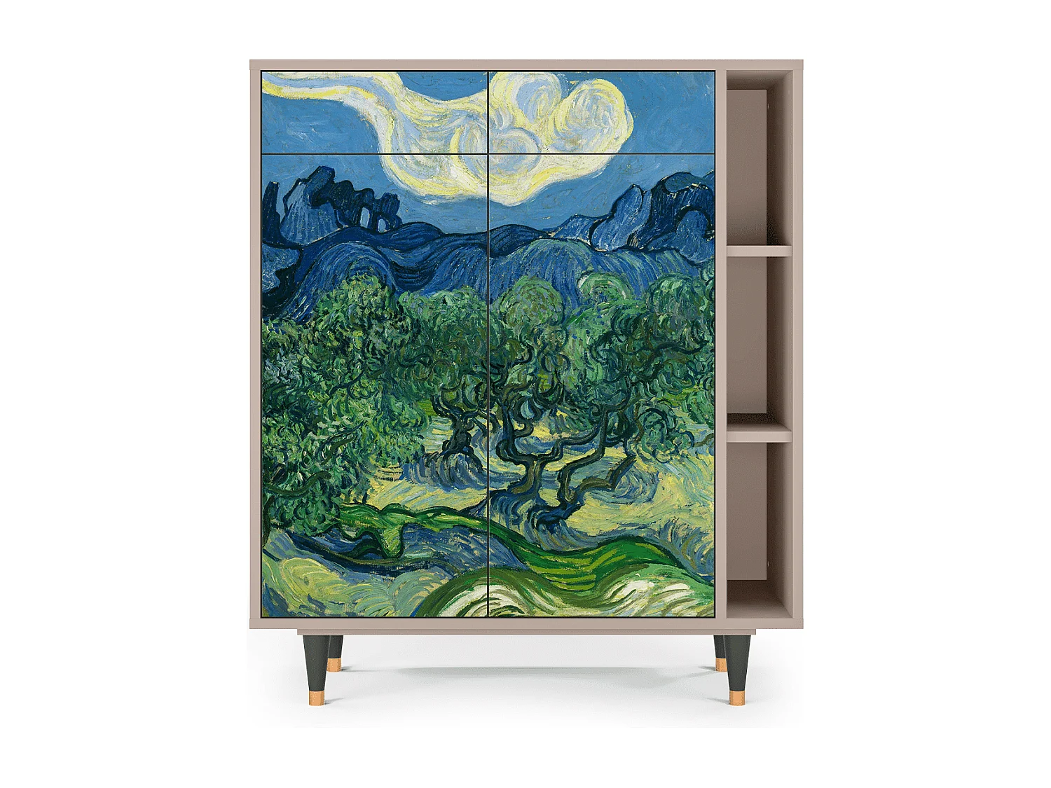 Credenza - 96х110х41 cm - BS6 - The Oil Trees, Latte