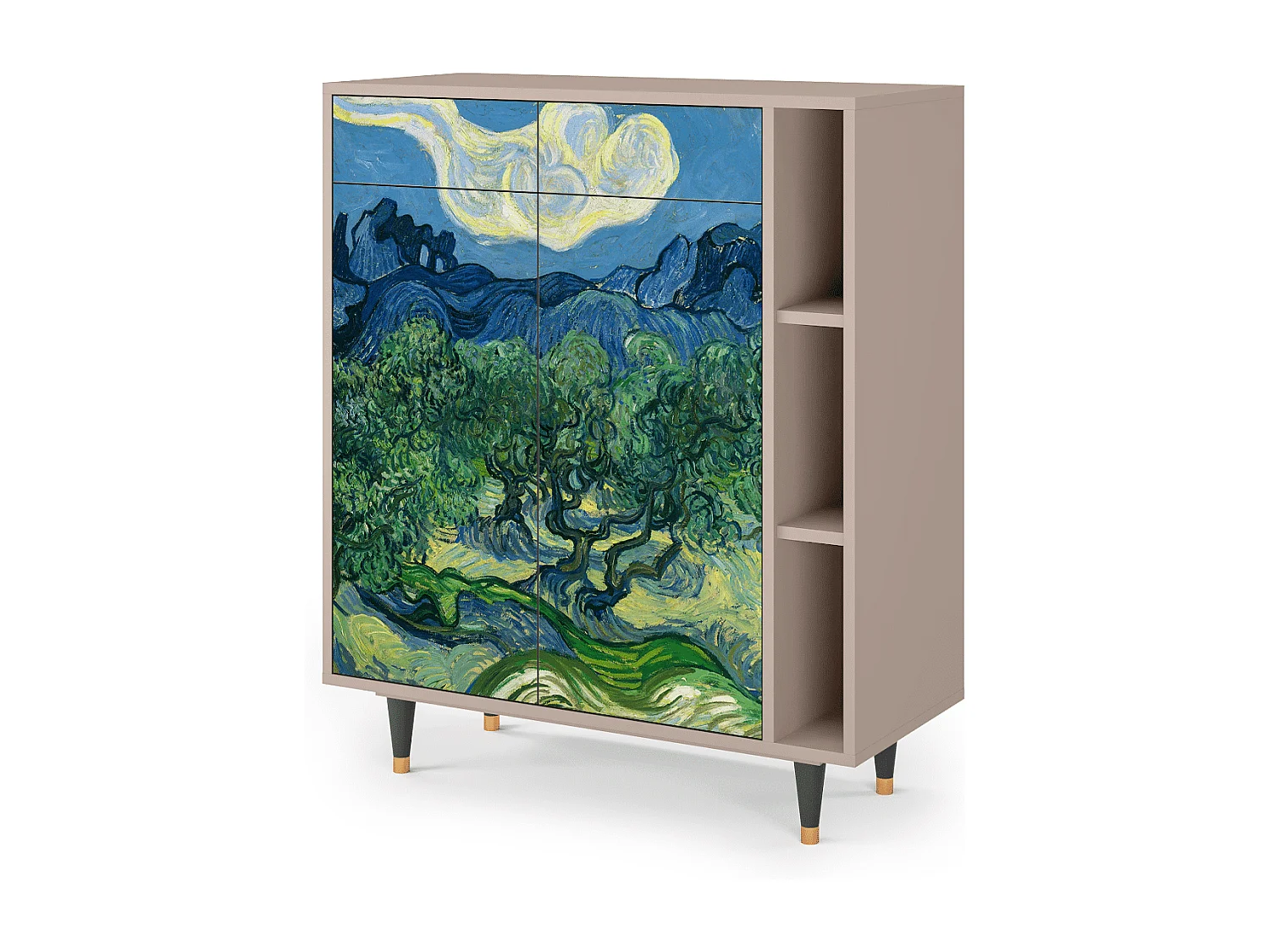 Credenza - 96х110х41 cm - BS6 - The Oil Trees, Latte