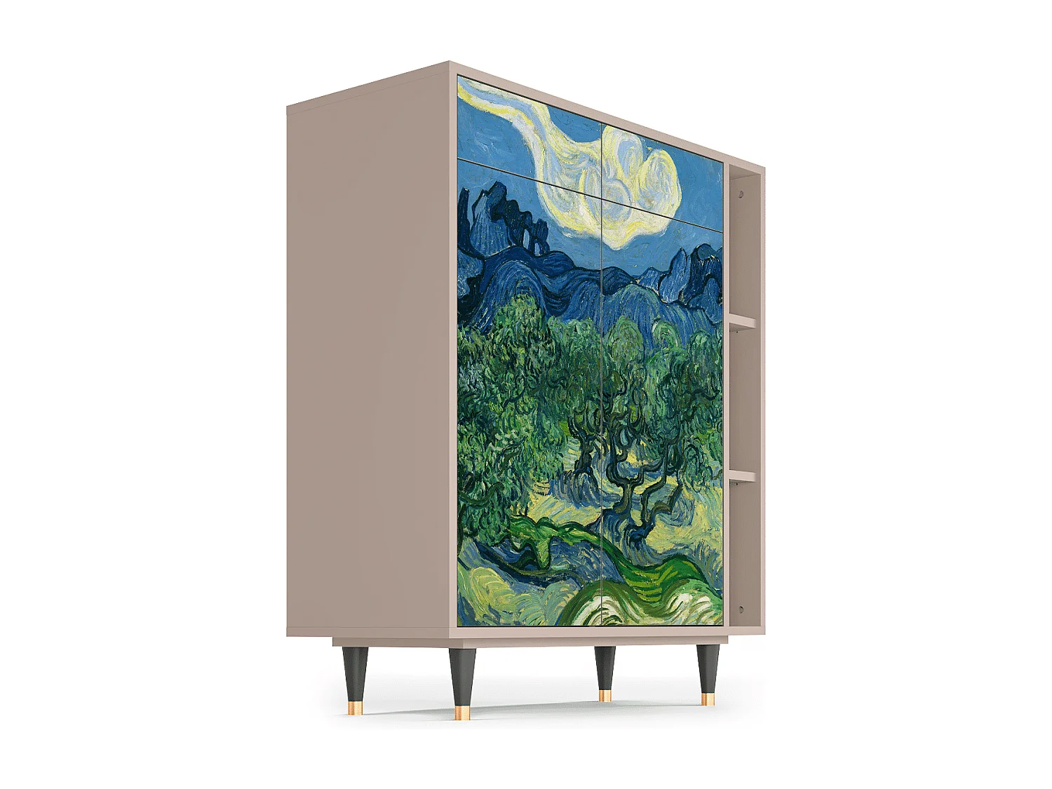 Credenza - 96х110х41 cm - BS6 - The Oil Trees, Latte