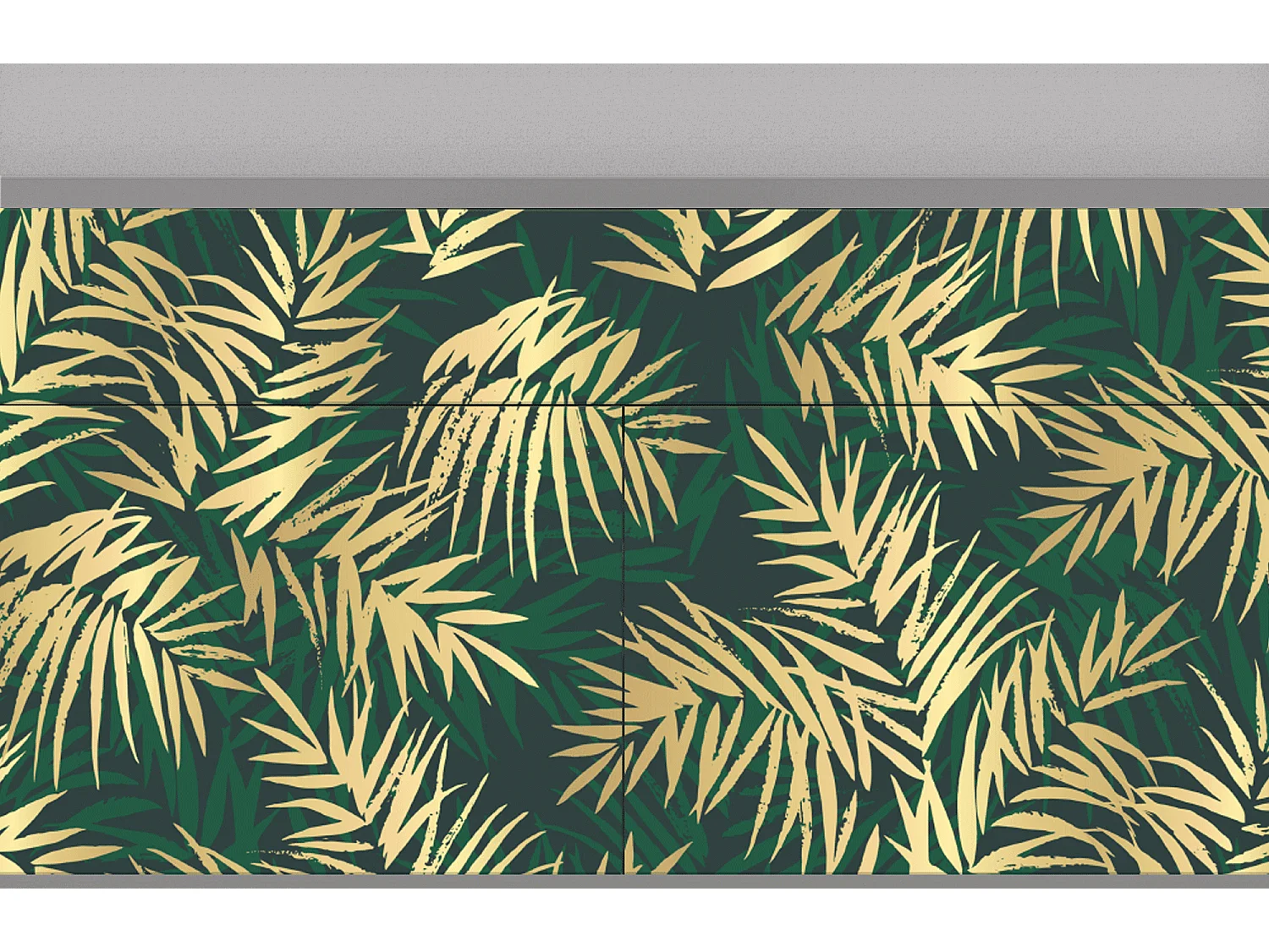 Buffet - 115x85x48 cm - BS4 - Sunny Palm Tree, Gris