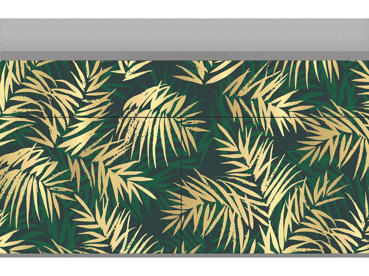 Buffet - 115x85x48 cm - BS4 - Sunny Palm Tree, Gris