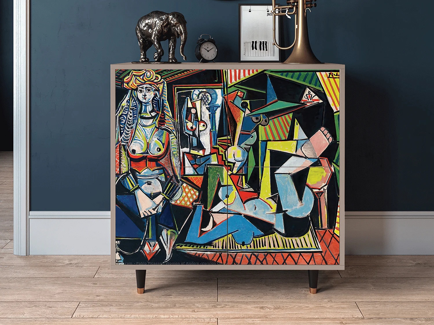 Buffet - 94x96x48 cm - BS3 - Women of Algiers, Latte