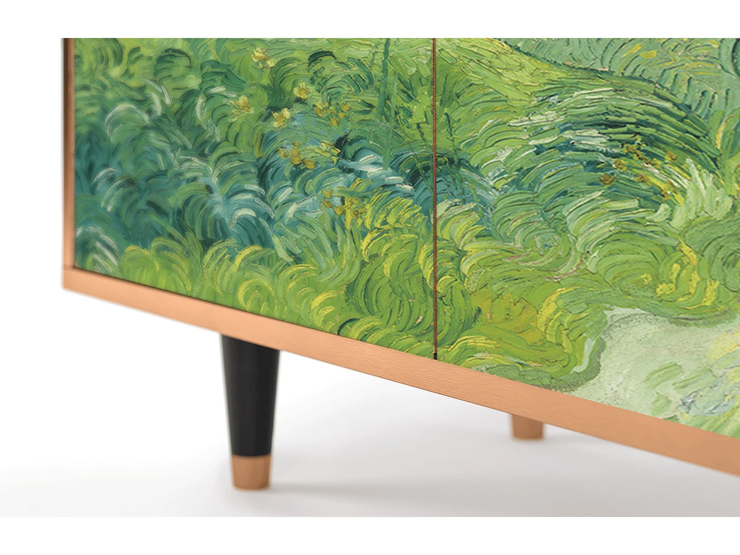 Credenza - 94x96x48 cm - BS3 - Green Wheat Fields, Noce