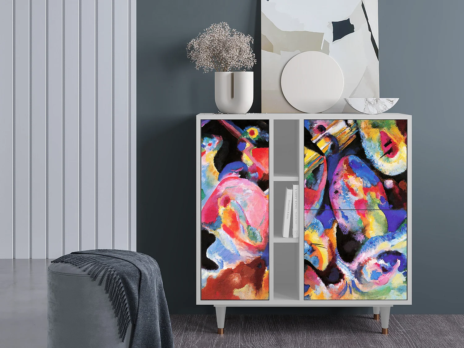 Buffet - 94х96х41 cm - BS5 - Kandinsky, Blanc