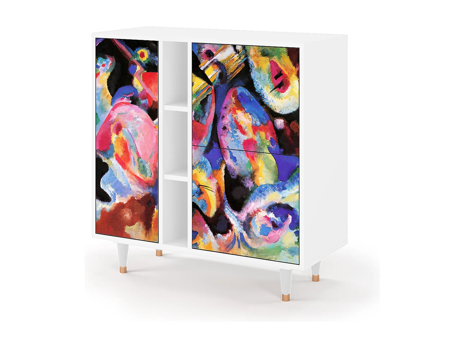 Buffet - 94х96х41 cm - BS5 - Kandinsky, Blanc