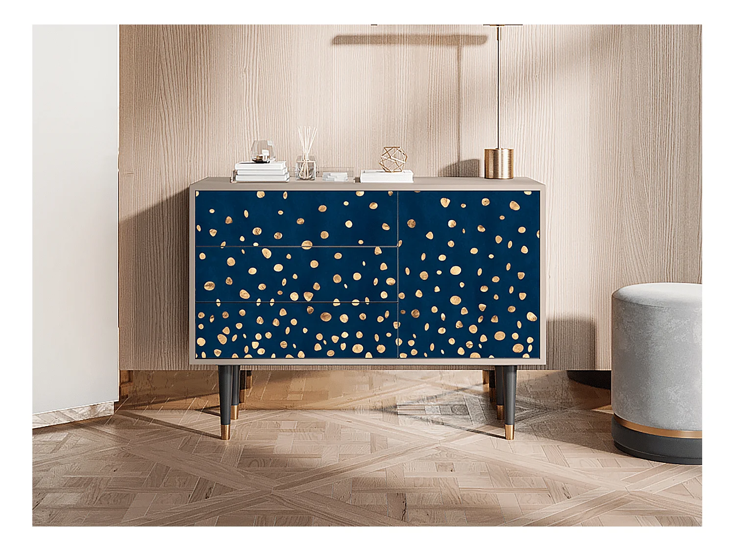 Buffet - 115х84х41 cm - S3 - Night Skies, Latte